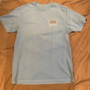 Vans mens size L graphic t-shirt sea foam green